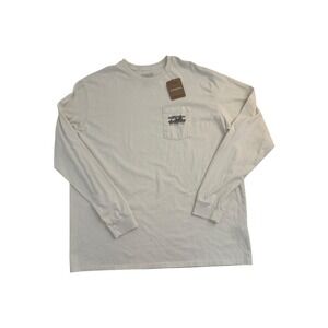 Patagonia Skyline '73 Pocket Responsibili-Tee L/S Shirt Cream Men's Size XXL NWT
